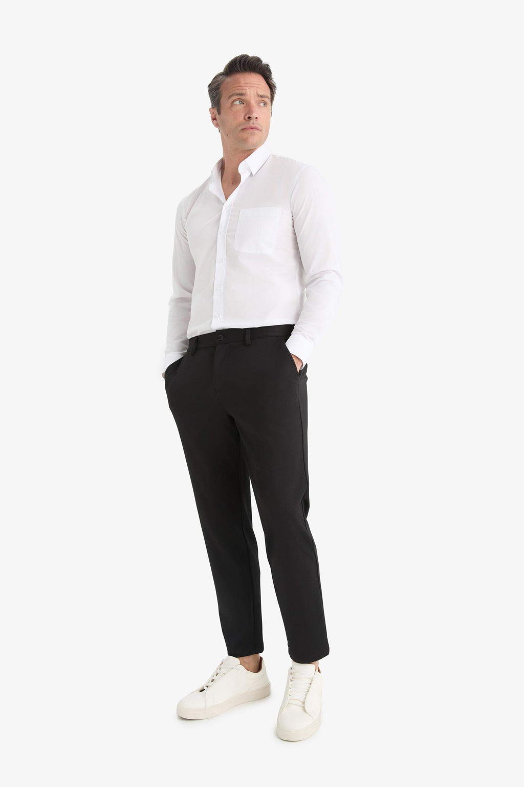 Jogger Straight Leg Fabric Pants That Stretch in Every Direction