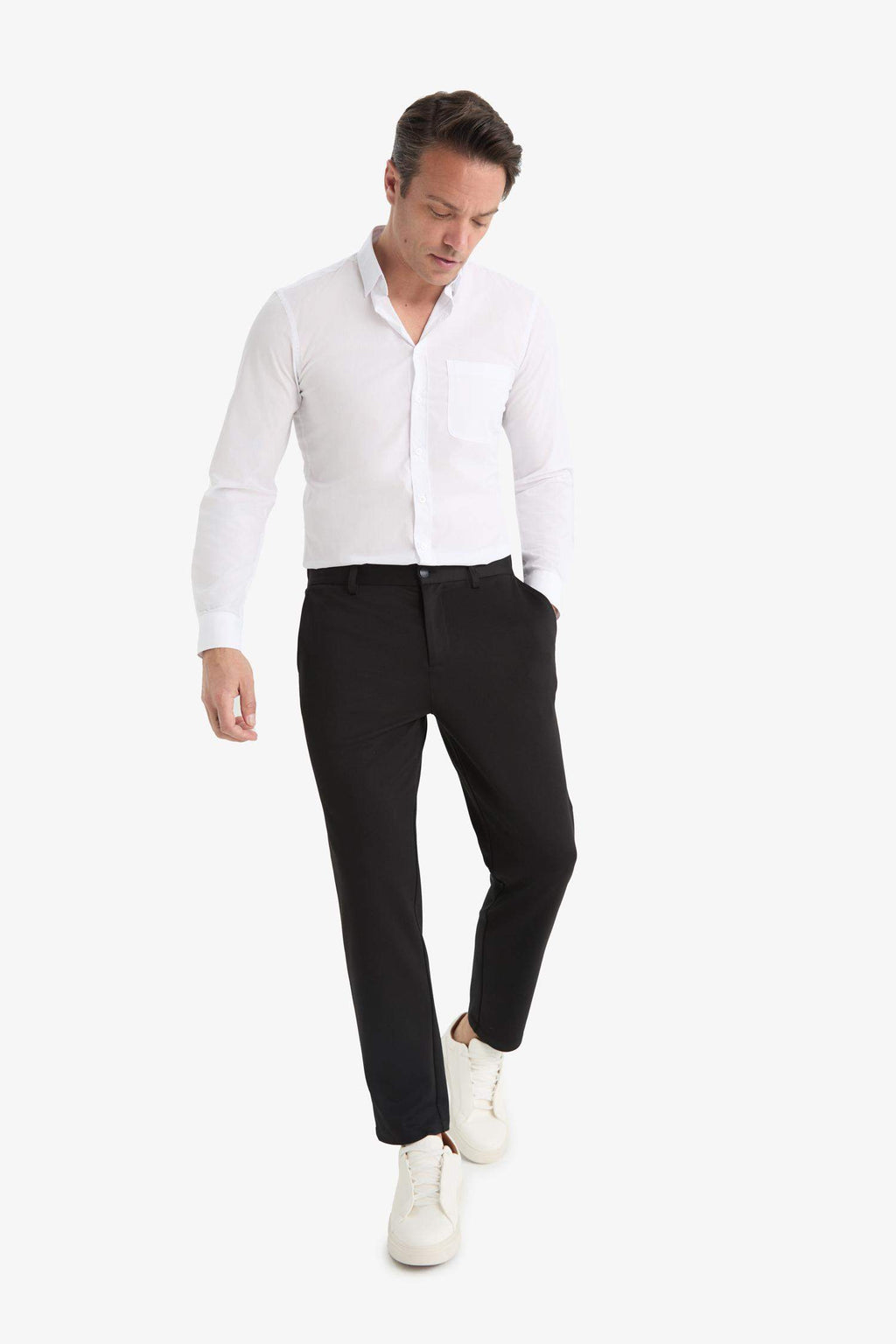 Jogger Straight Leg Fabric Pants That Stretch in Every Direction