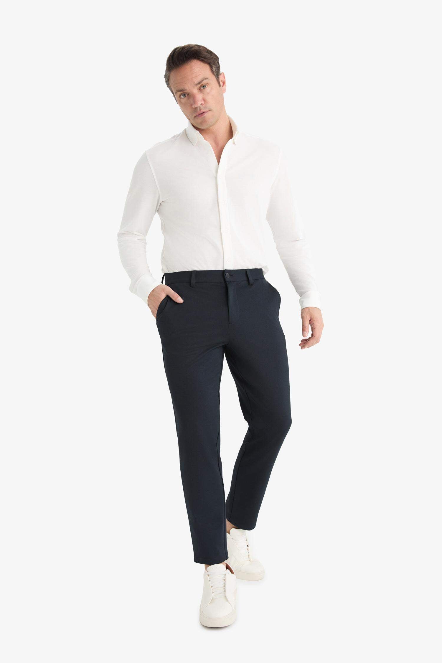 Jogger Straight Leg Fabric Pants That Stretch in Every Direction