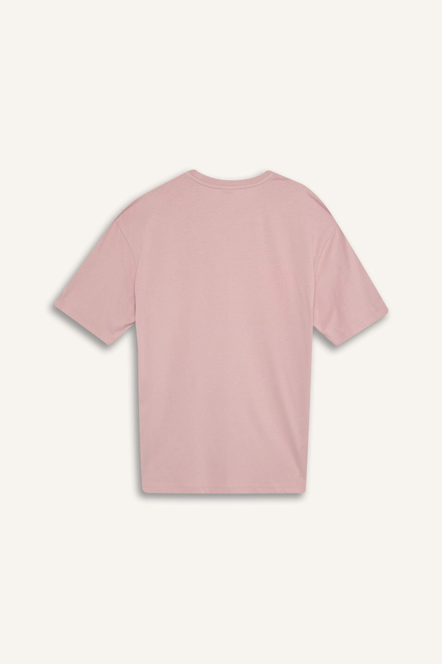 Cotton Oversize Fit Crew Neck Basic White T-Shirt