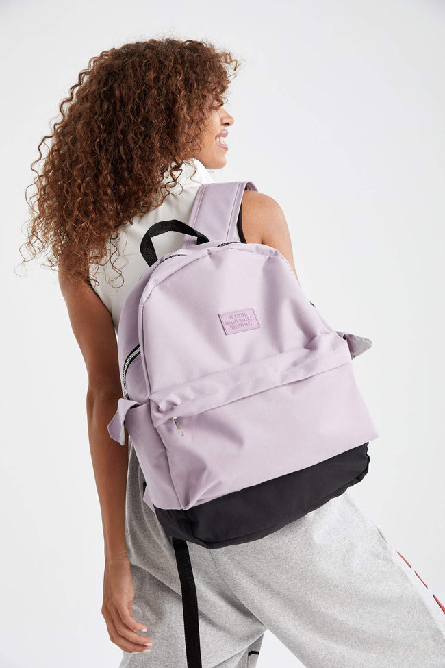 Unisex Self-healing Water Repellent Printed Large School Backpack Main Image