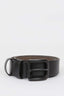 Men's Rectangular Buckle Faux Leather Jean Belt