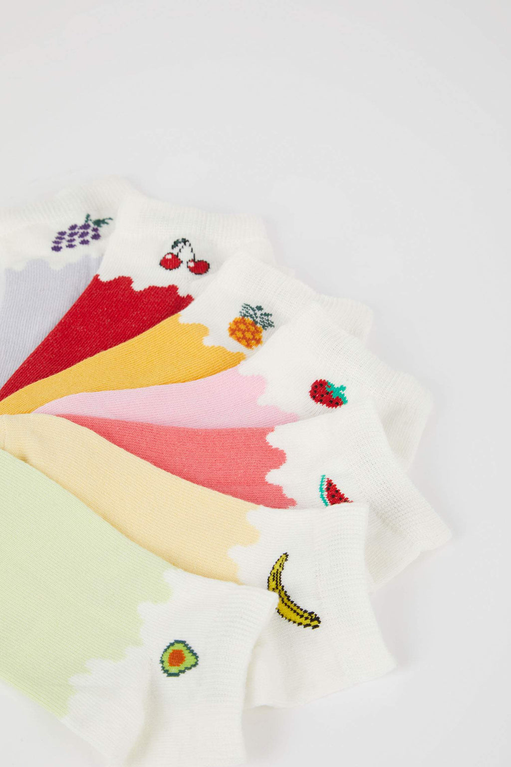 Girls 7-Pack Cotton Ankle Socks