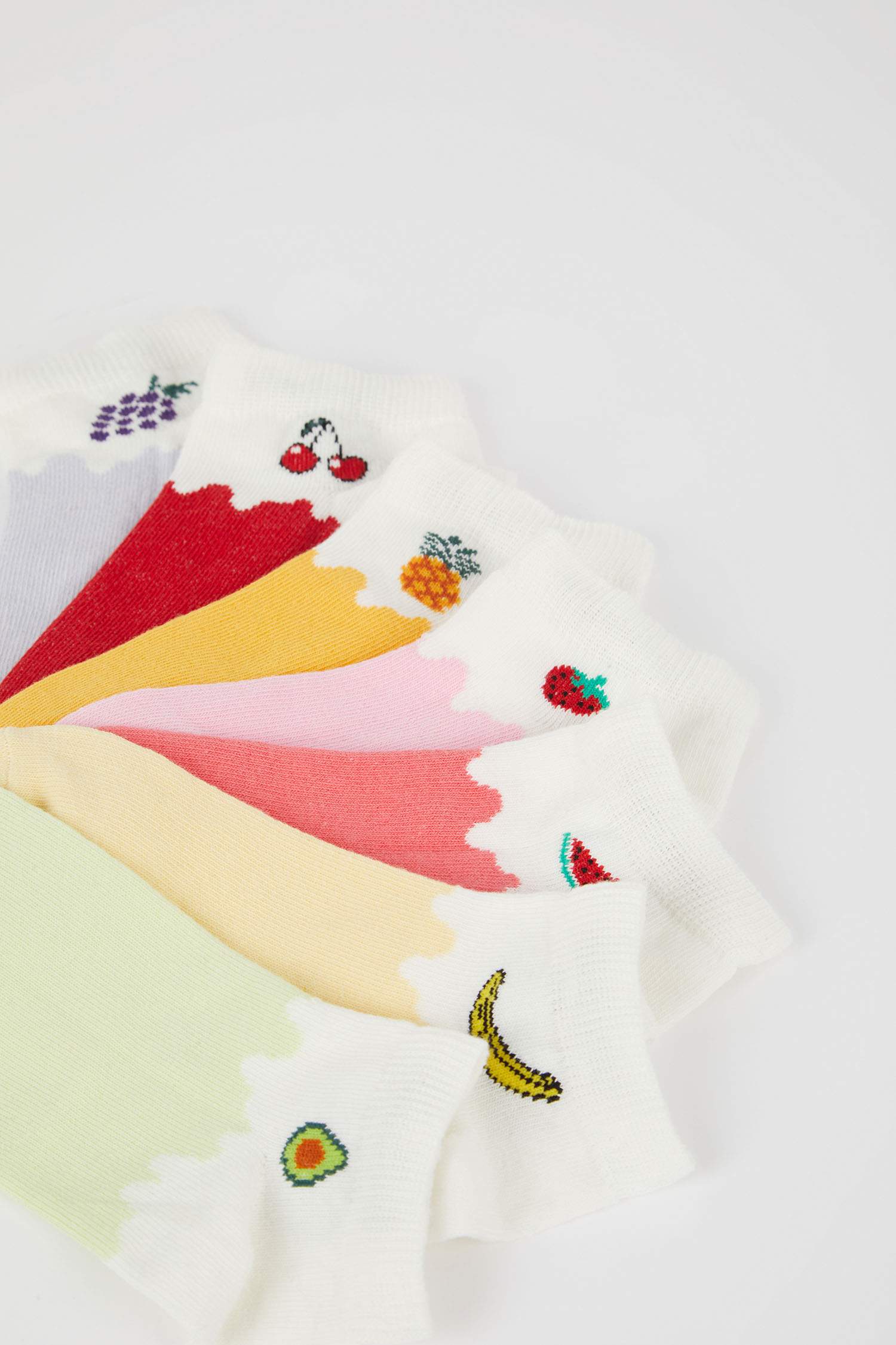 Girls 7-Pack Cotton Ankle Socks