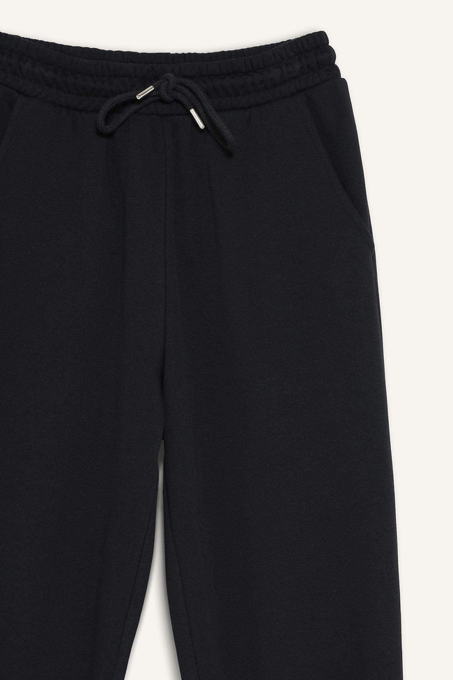 Joggers basic cut plain with pockets high waist thick sweatpants Main Image