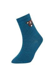 Boy 5 Pcs Cotton Long Socks