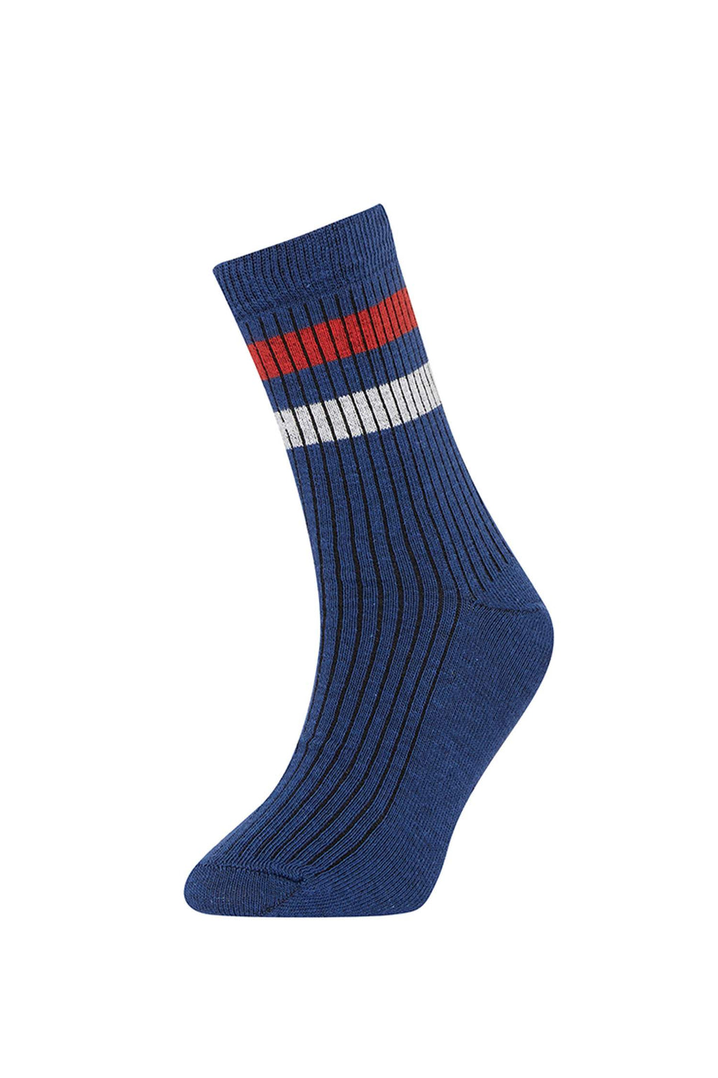 boys 5-Pack Cotton Circle Patterned Long Socks