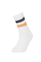 boys 5-Pack Cotton Circle Patterned Long Socks