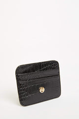 Women's Faux Leather Croco Card Holder