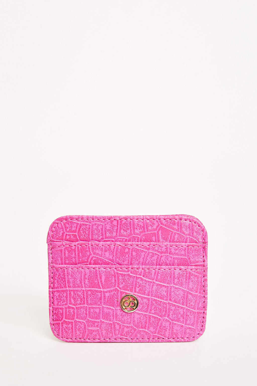 Women's Faux Leather Croco Card Holder