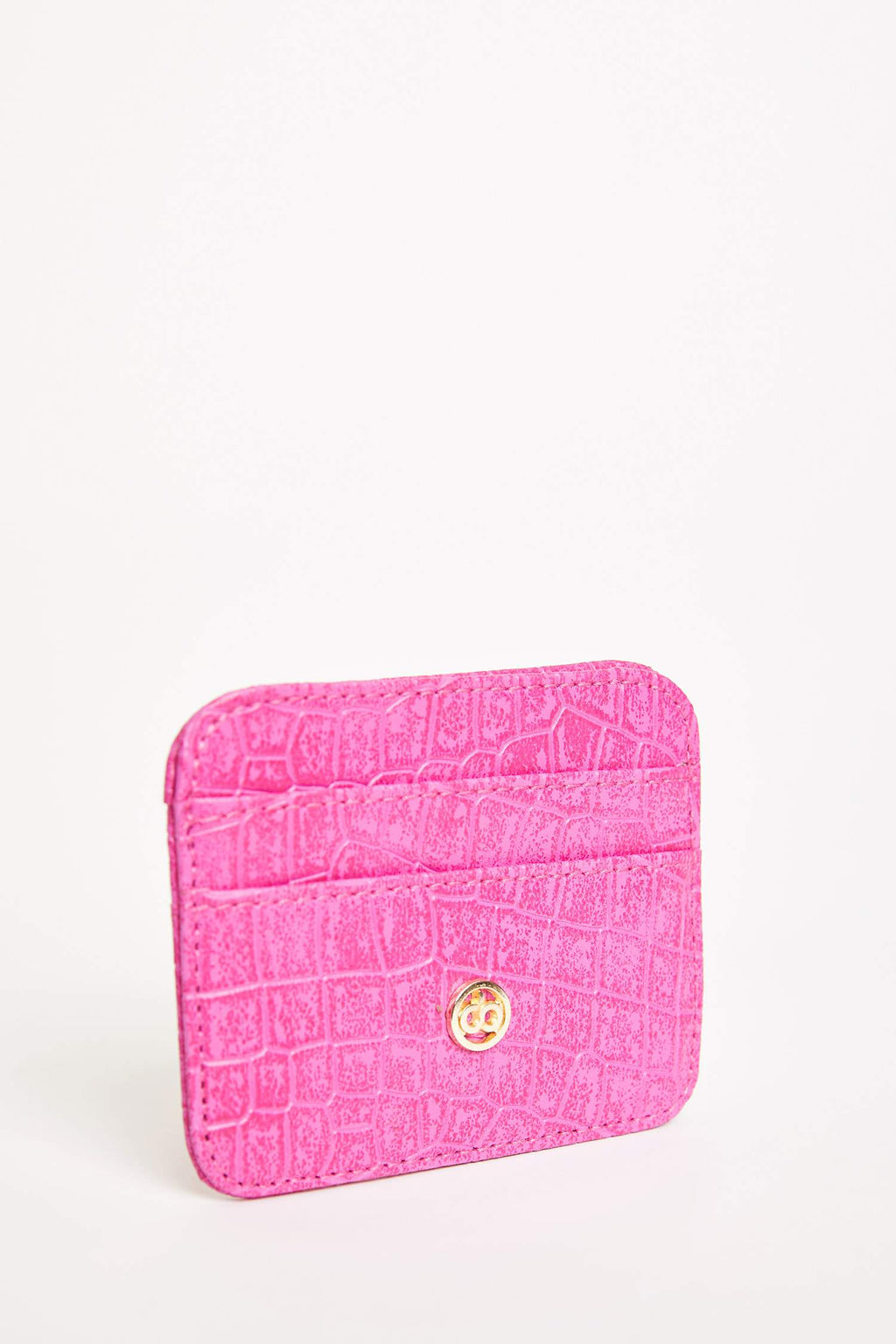 Women's Faux Leather Croco Card Holder