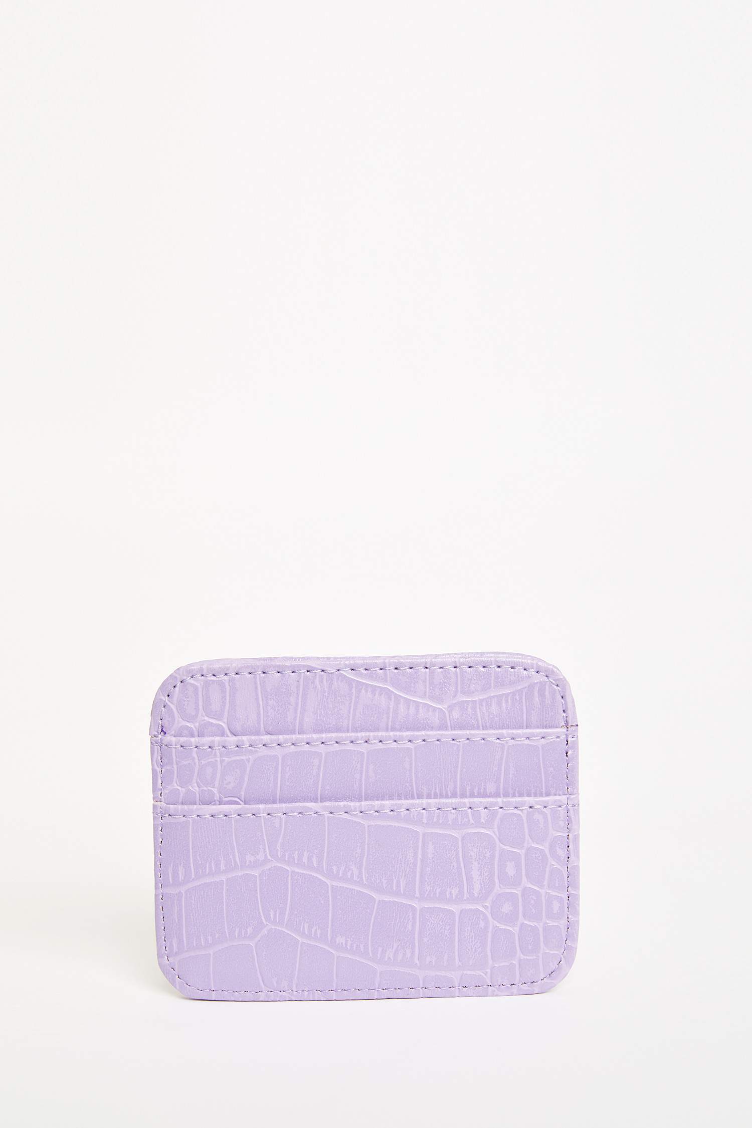 Women's Faux Leather Croco Card Holder