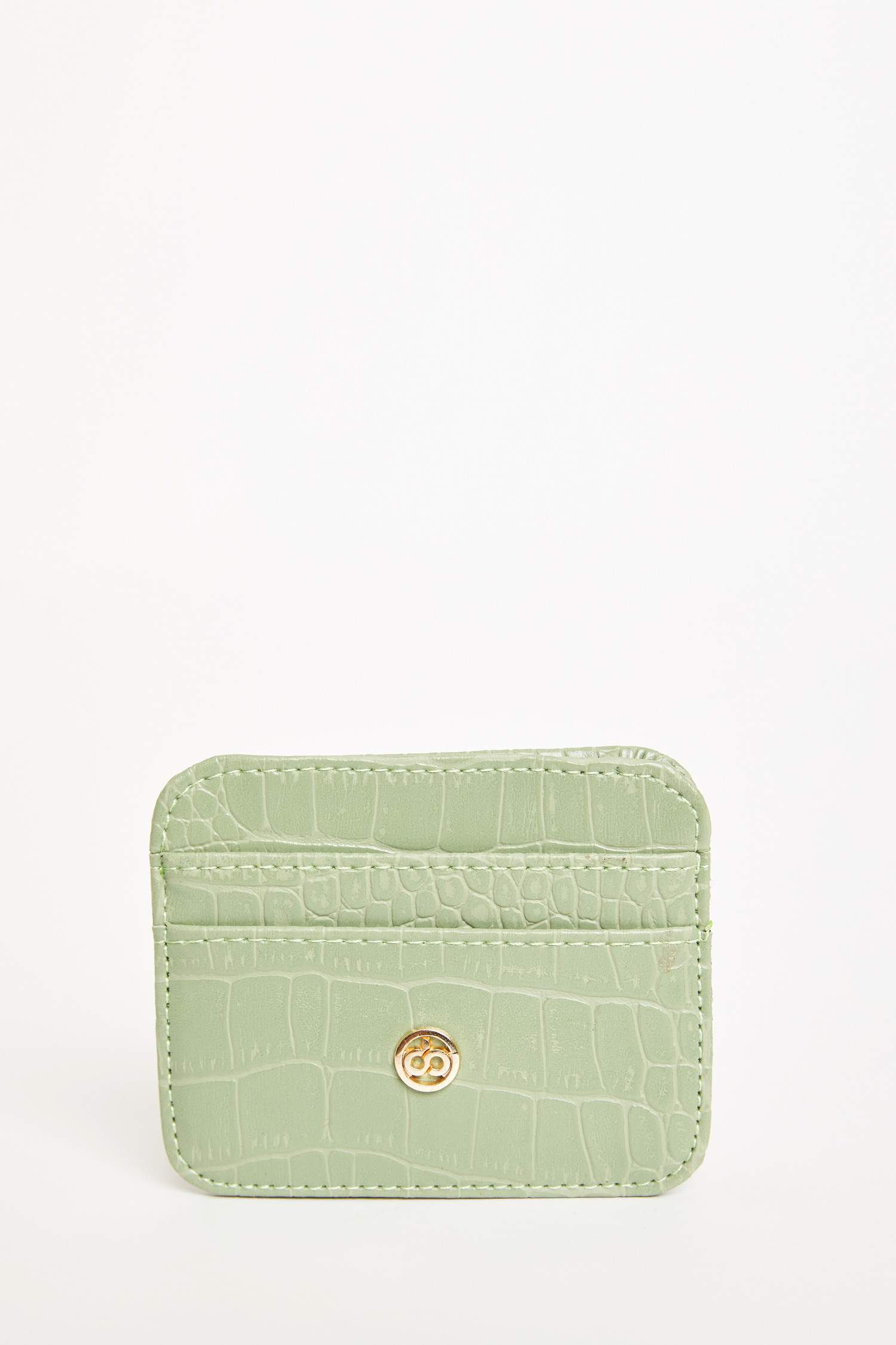 Women's Faux Leather Croco Card Holder