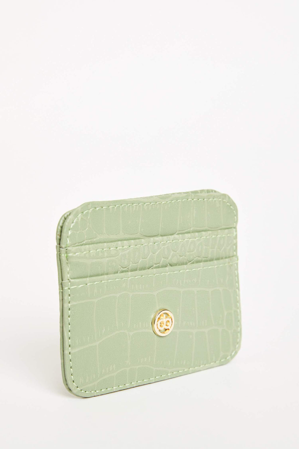 Women's Faux Leather Croco Card Holder