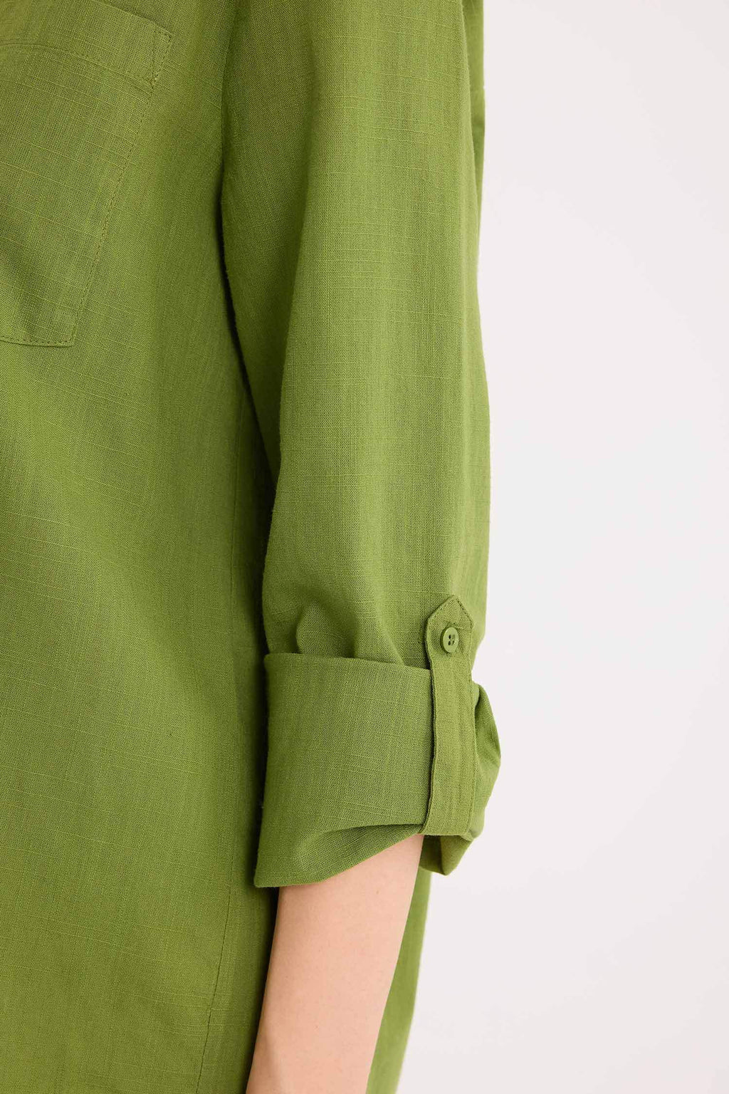 Regular Fit Basic Flat Pocket Shirt