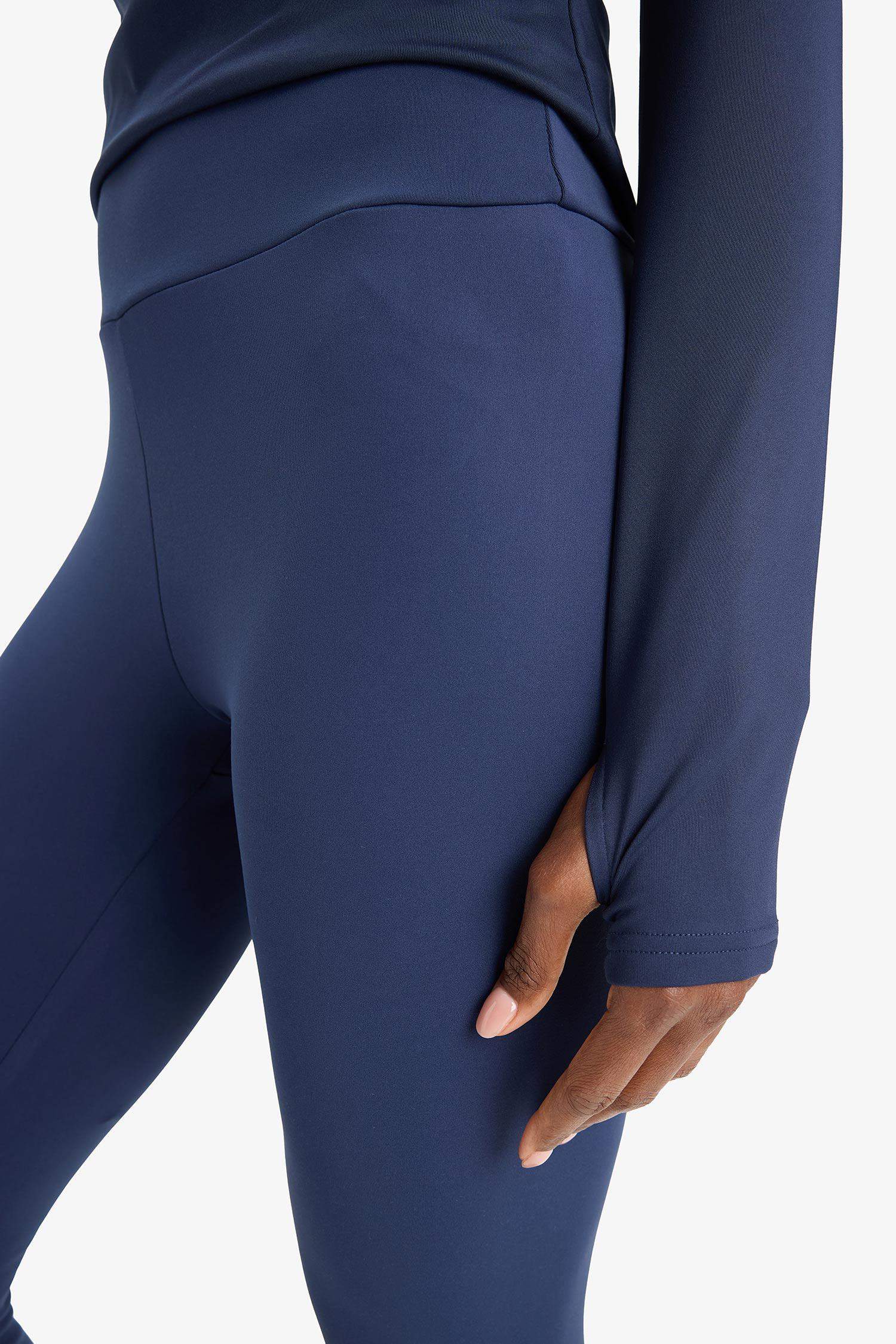 Shaping High Waist Soft Fleece Lined Basic Plain Athletic Leggings