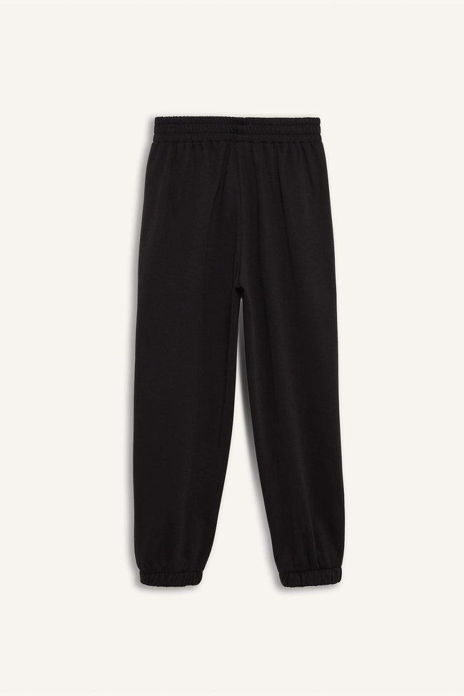 Cool Jogger Sweatpants with Printed Elastic Waist and Pockets Main Image