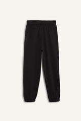 Cool Jogger Sweatpants with Printed Elastic Waist and Pockets