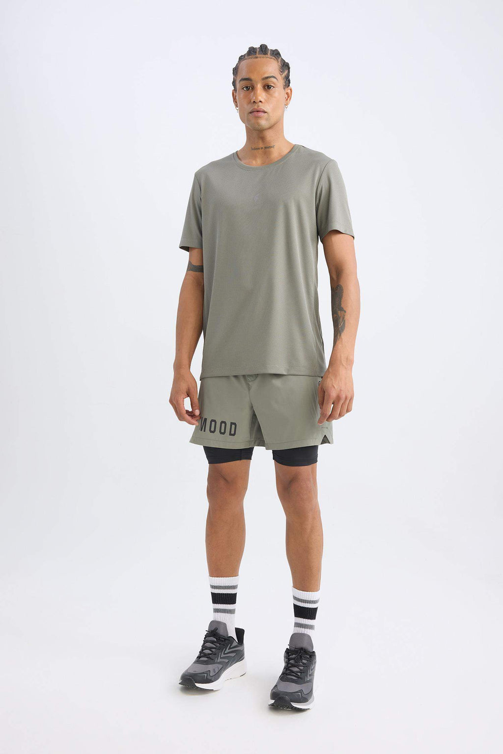 DeFactoFit Slim Fit Short Sleeve Sports T-Shirt