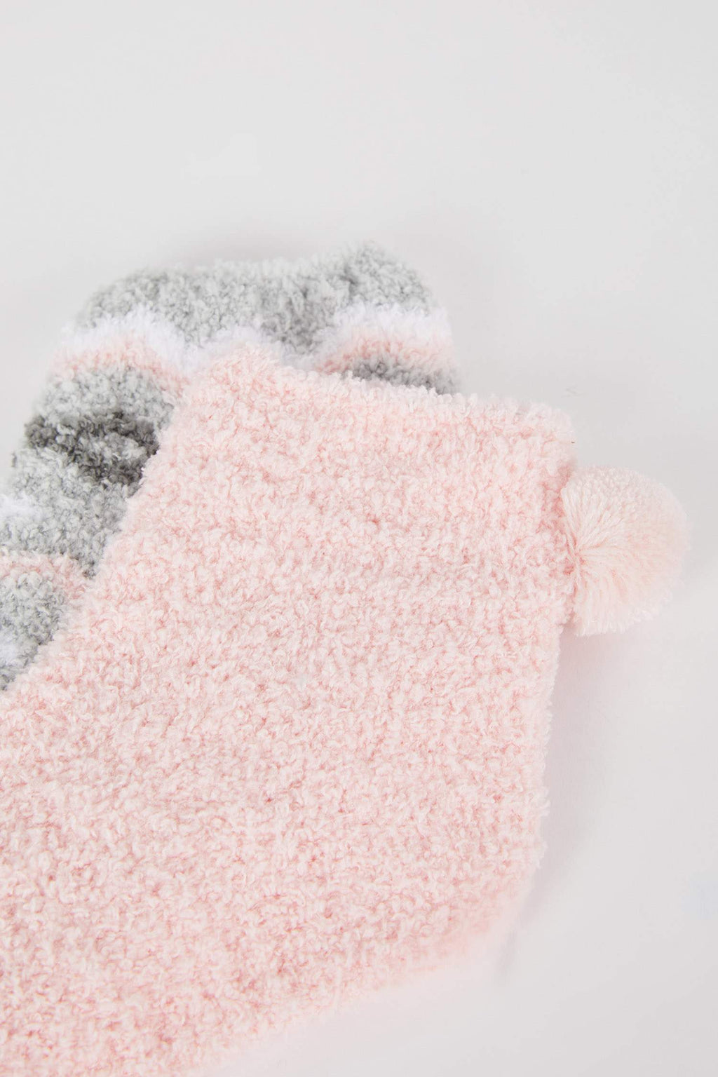 Women's Pom-Pom 2-Pack House Socks