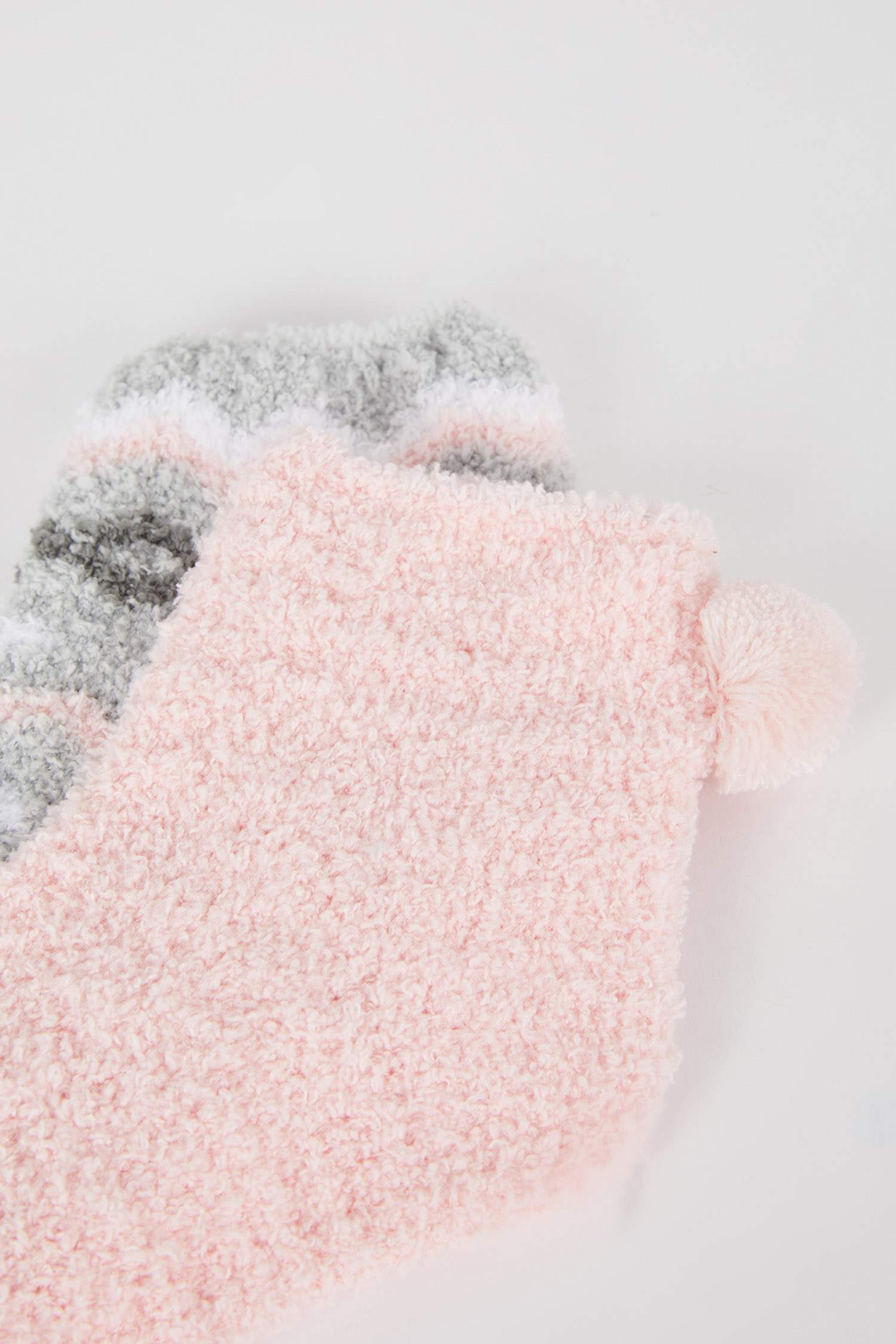 Women's Pom-Pom 2-Pack House Socks