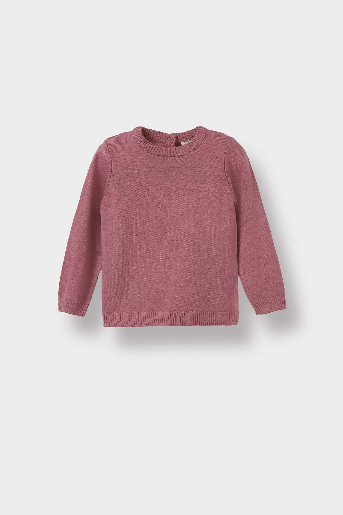 Baby Girl Crew Neck Knitted Sweater