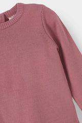 Baby Girl Crew Neck Knitted Sweater