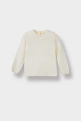 Baby Girl Crew Neck Knitted Sweater