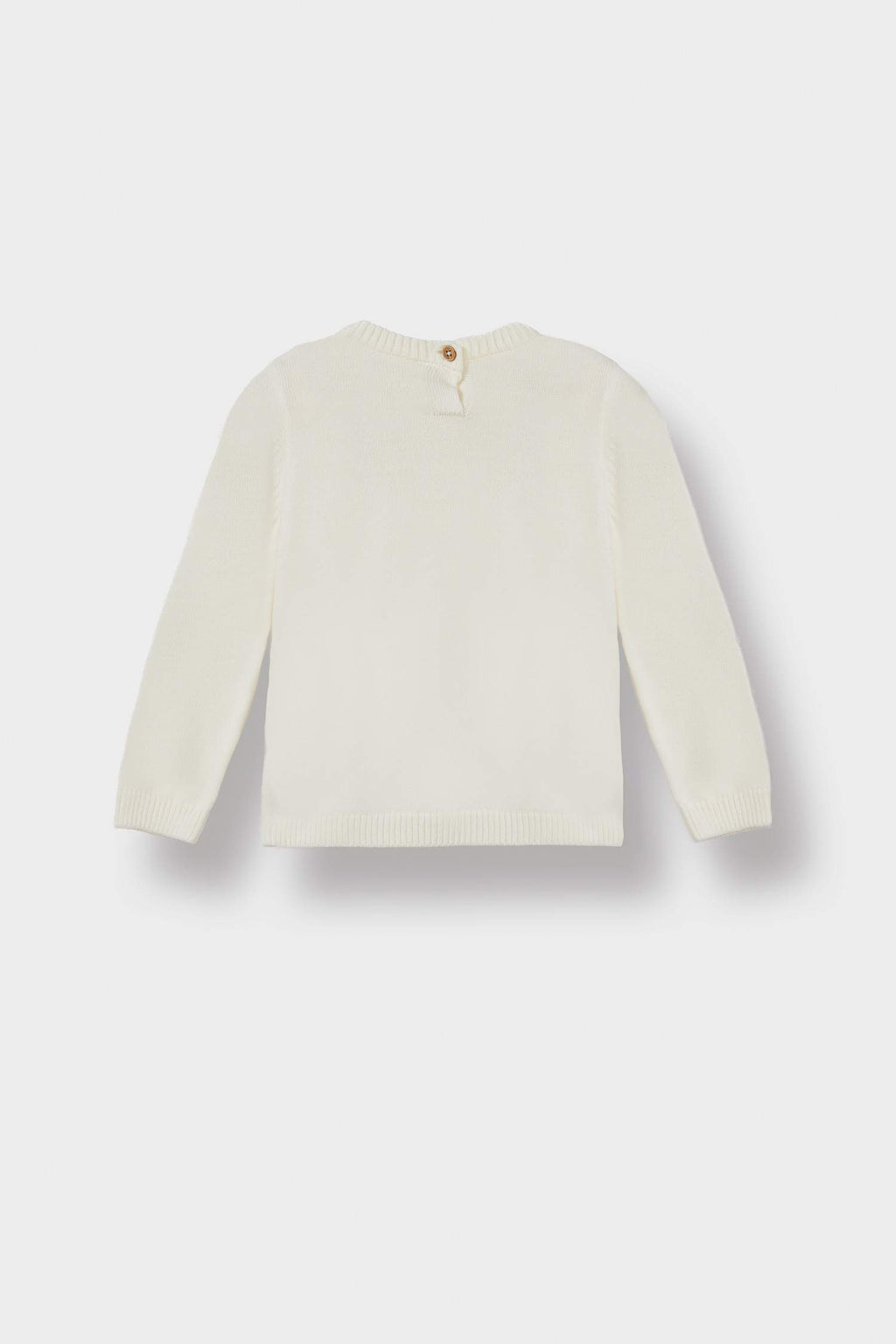 Baby Girl Crew Neck Knitted Sweater