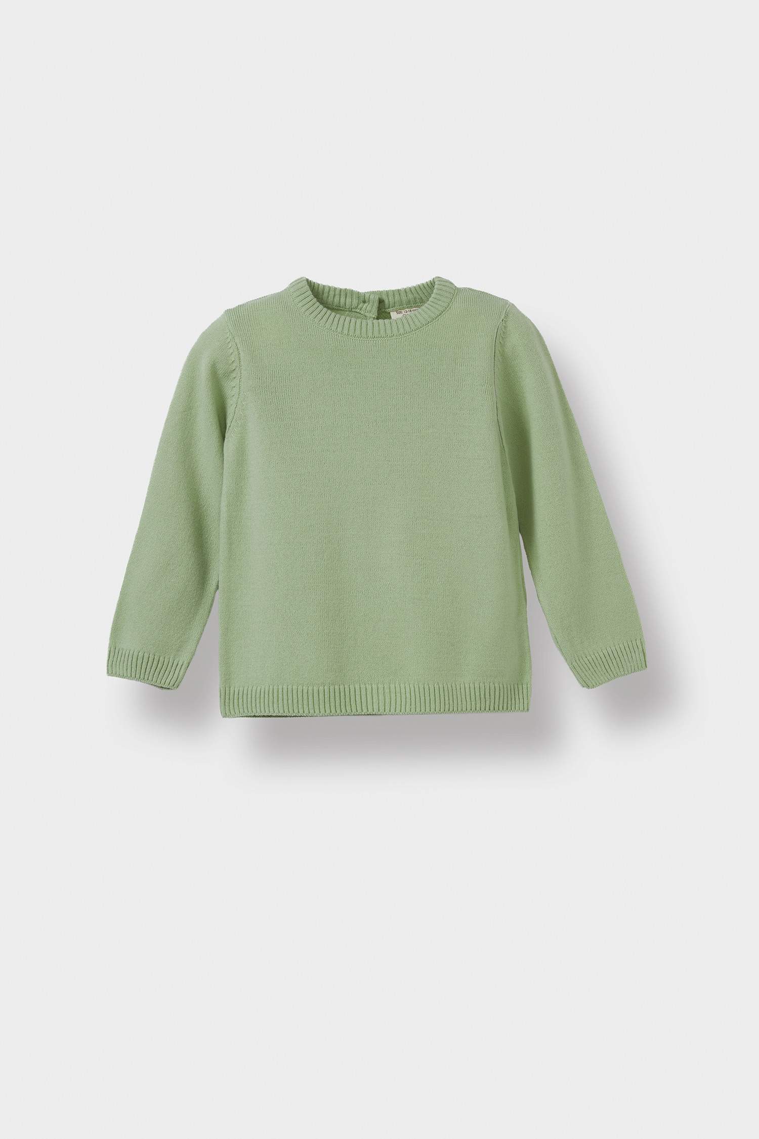 Baby Girl Crew Neck Knitted Sweater