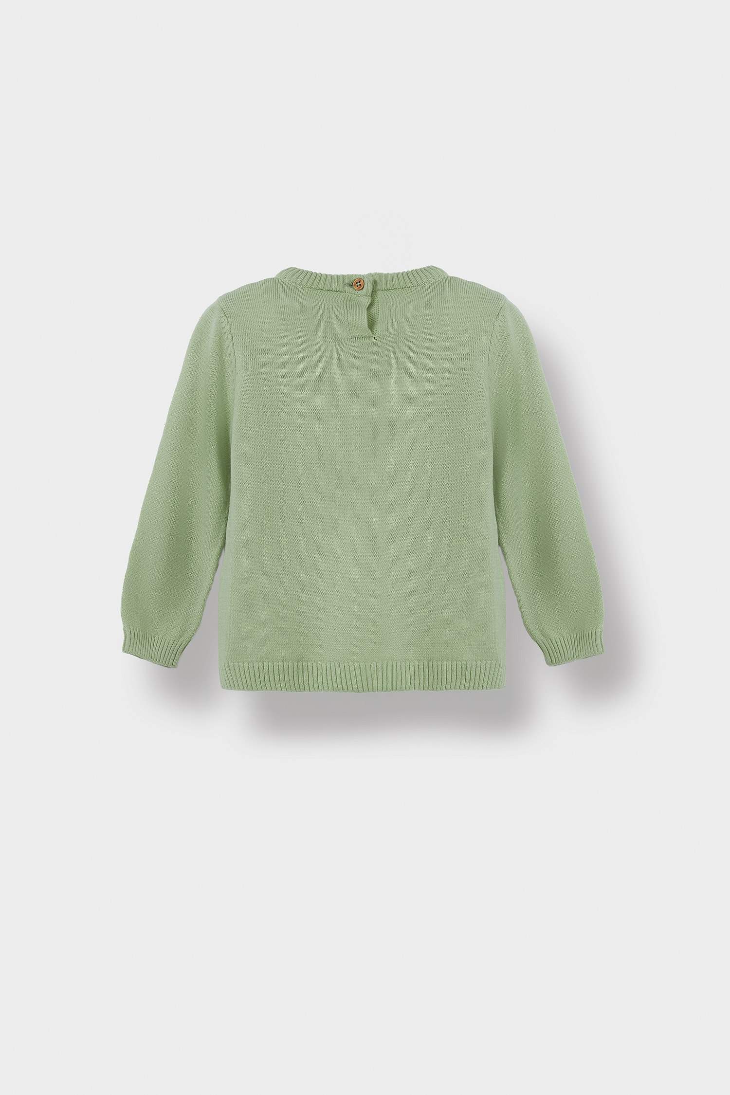 Baby Girl Crew Neck Knitted Sweater