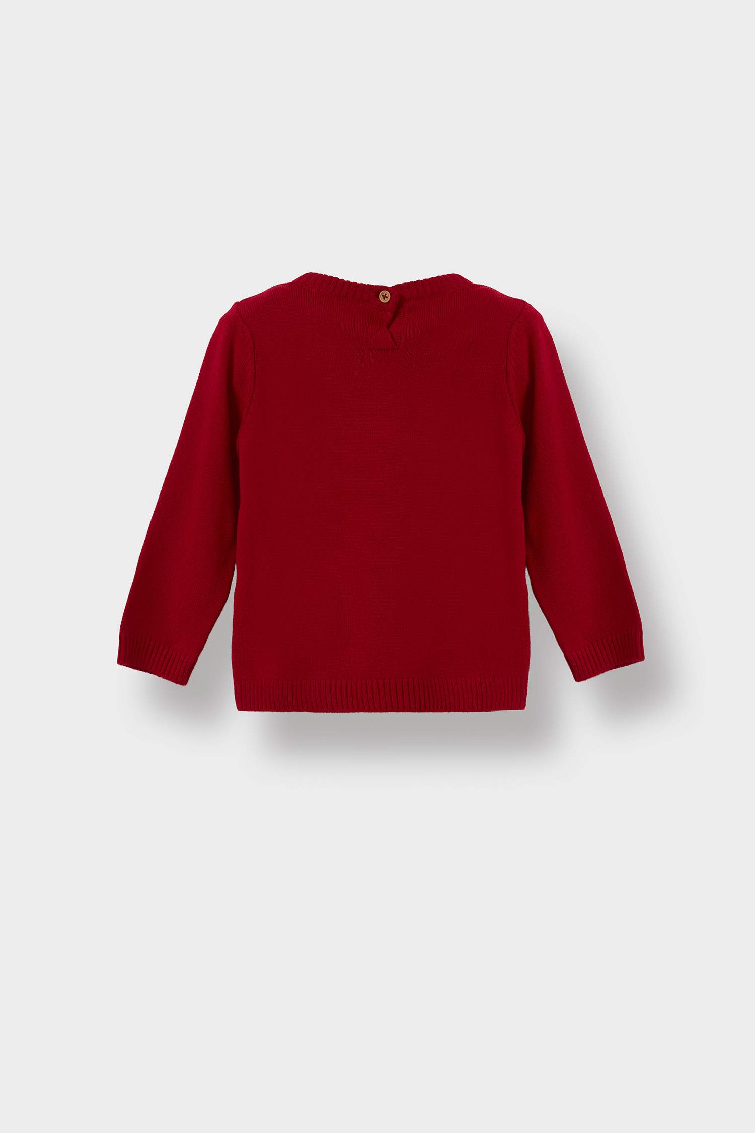 Baby Girl Crew Neck Knitted Sweater