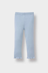 Baby Girl 2-Piece Set Floral Long Sleeve Ribbed Camisole T-Shirt and Leggings