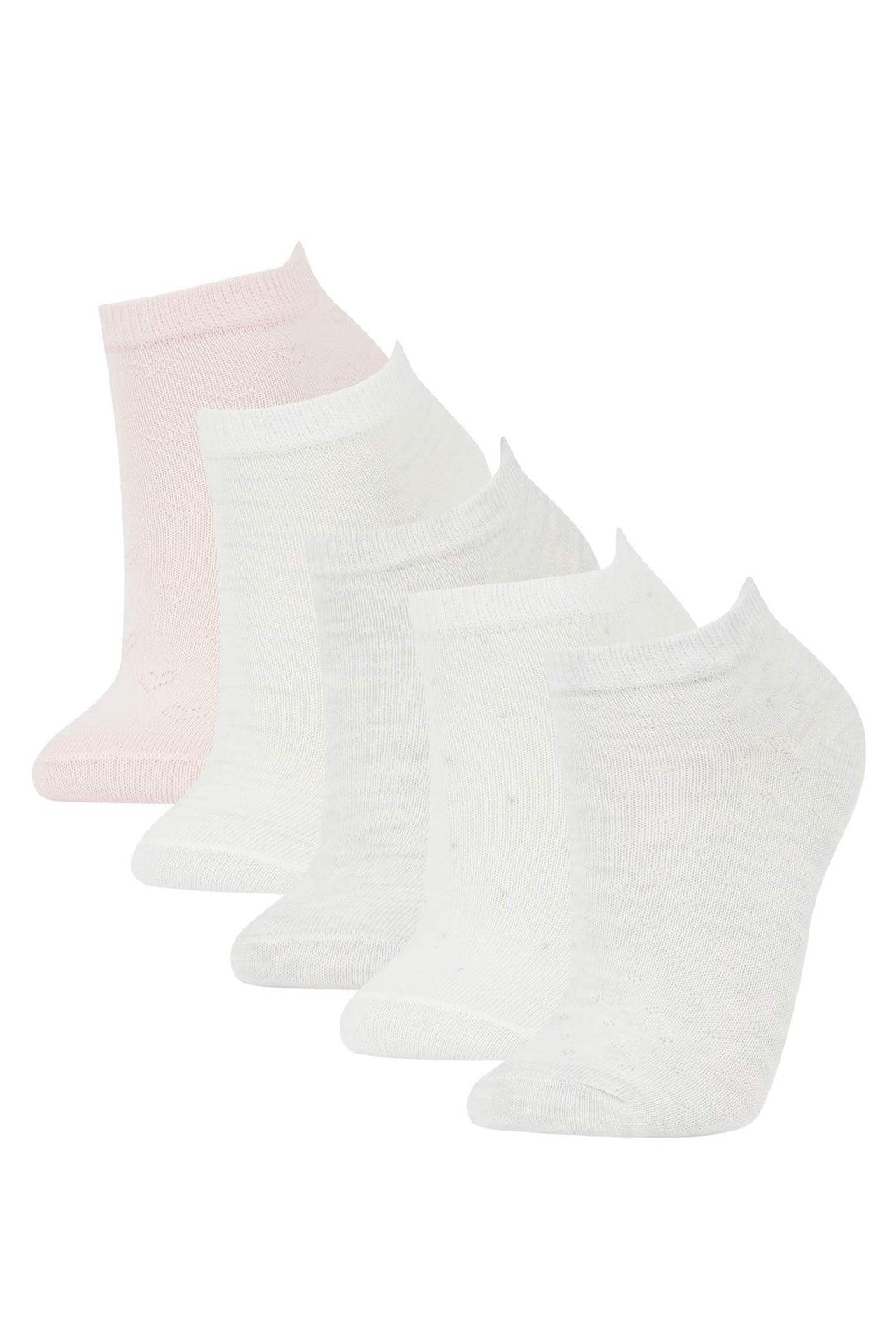 Girls 5-Pack Cotton Ankle Socks