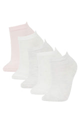 Girls 5-Pack Cotton Ankle Socks