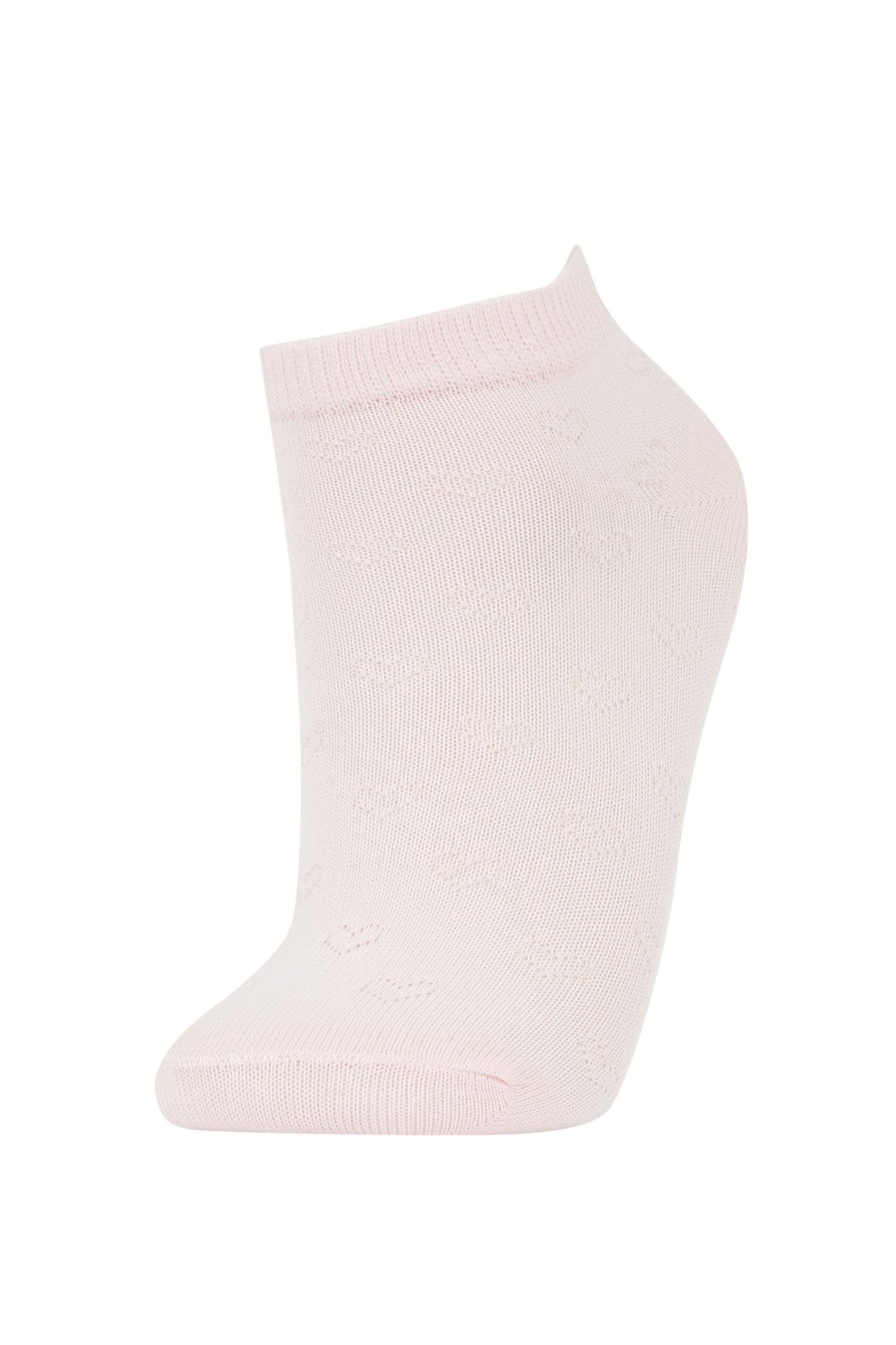 Girls 5-Pack Cotton Ankle Socks