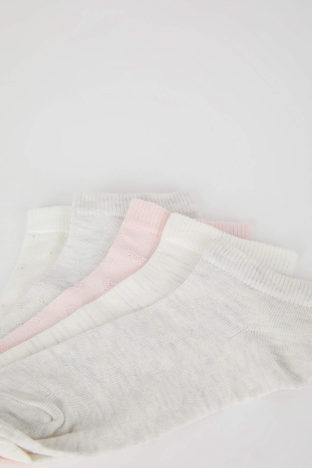 Girls 5-Pack Cotton Ankle Socks