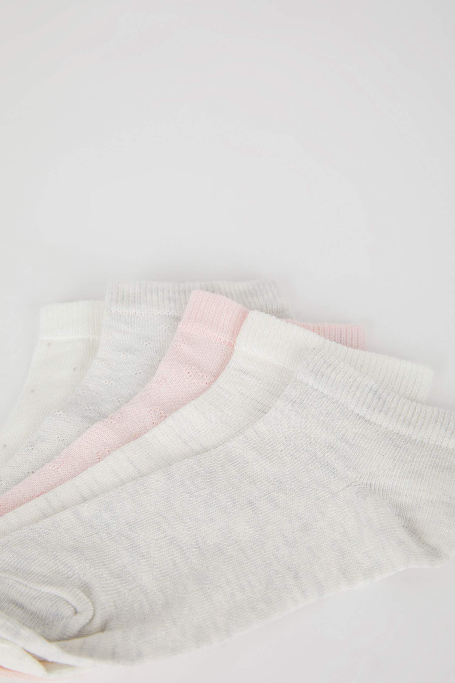 Girls 5-Pack Cotton Ankle Socks