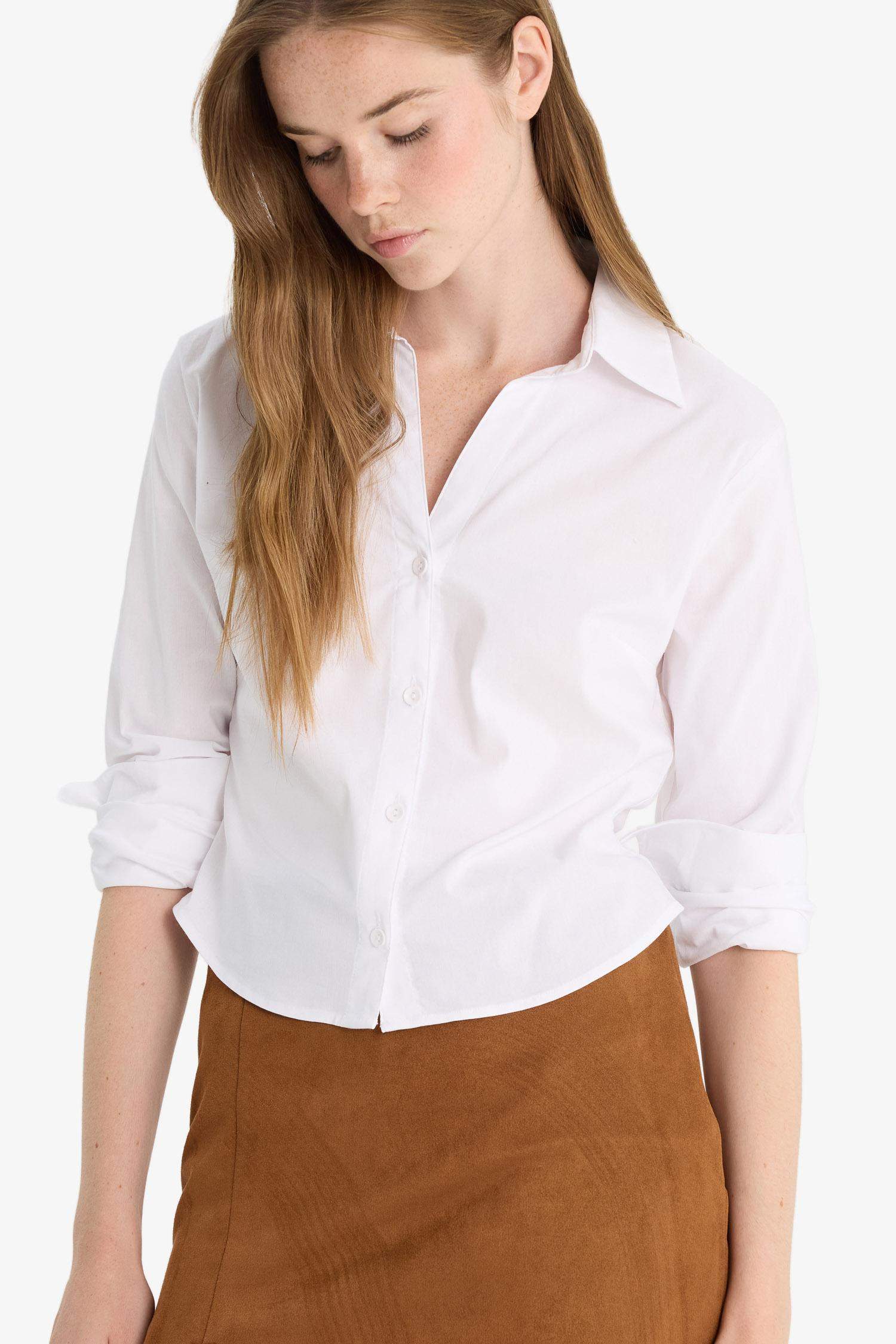 Fitted Bengalin Long Sleeve Shirt