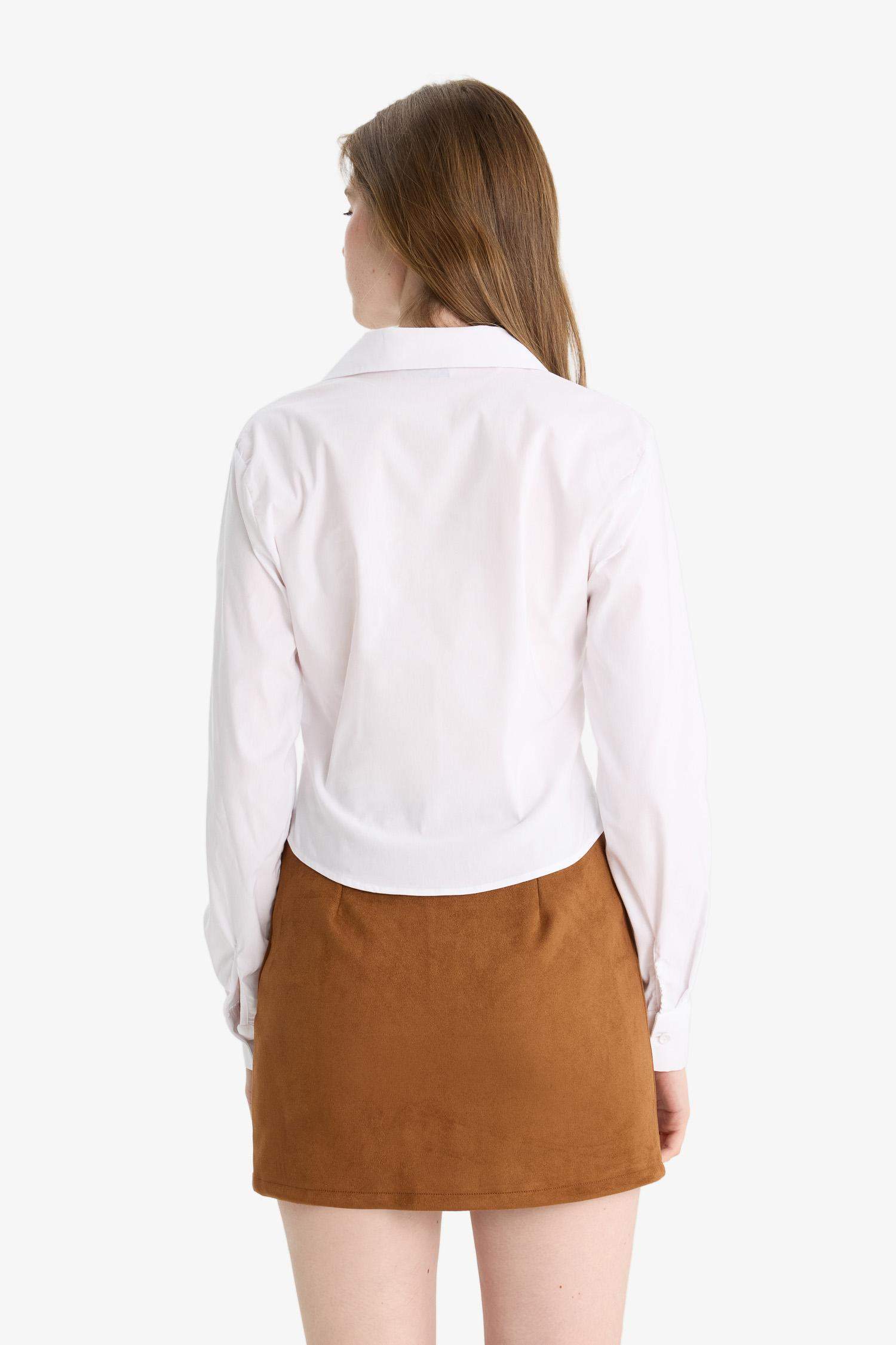 Fitted Bengalin Long Sleeve Shirt