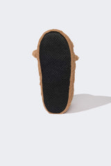 Girls Christmas Themed Flat Sole Home Boots