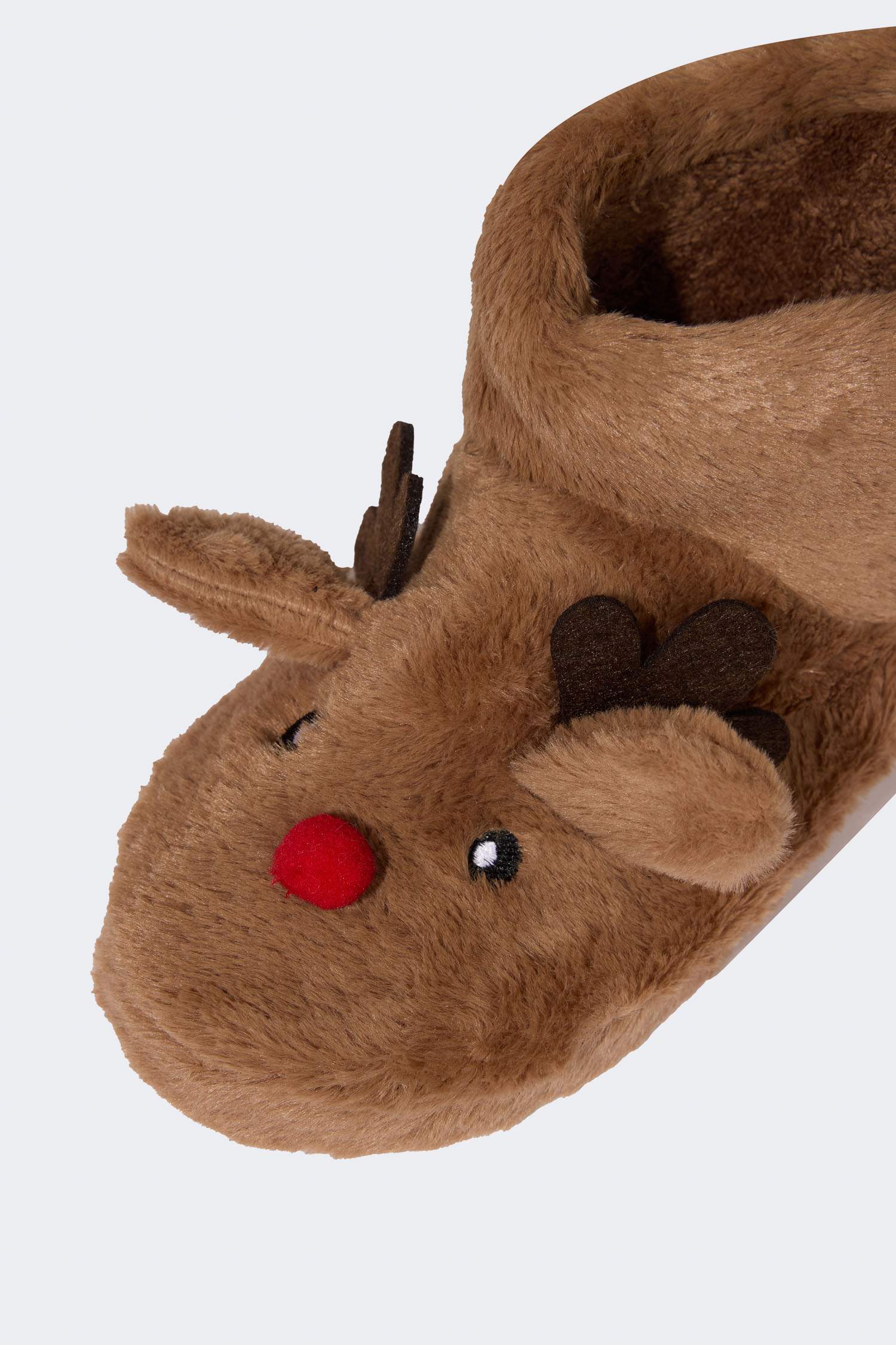 Girls Christmas Themed Flat Sole Home Boots