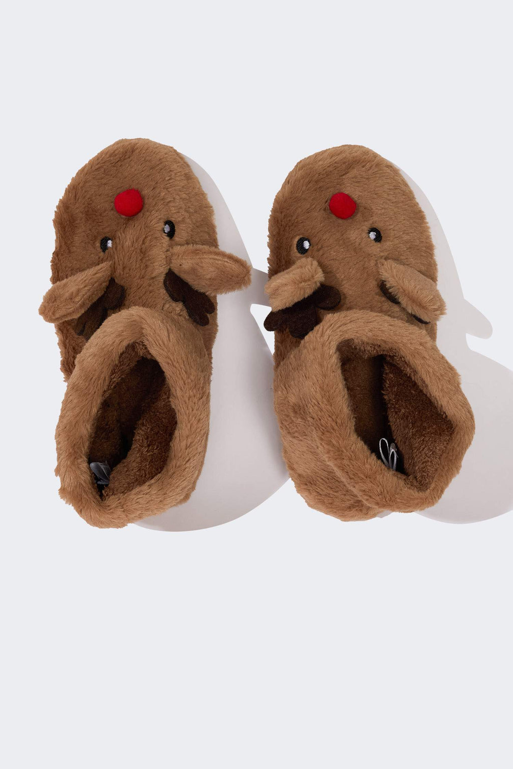 Girls Christmas Themed Flat Sole Home Boots