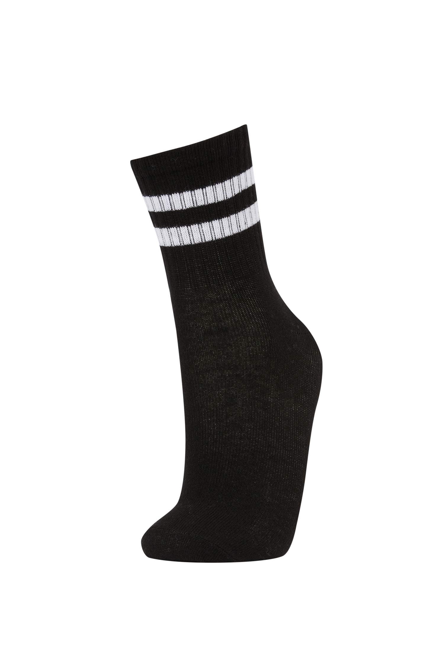 5 Pcs Cotton Long Socks