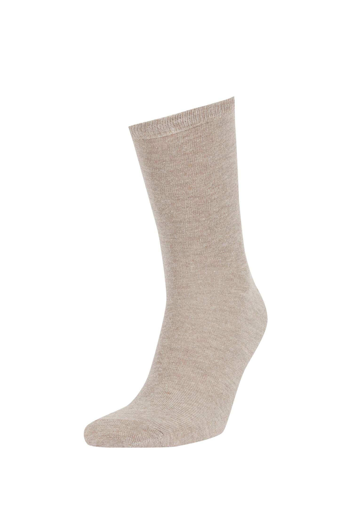 Womens 3-Pack Cotton Long Socks