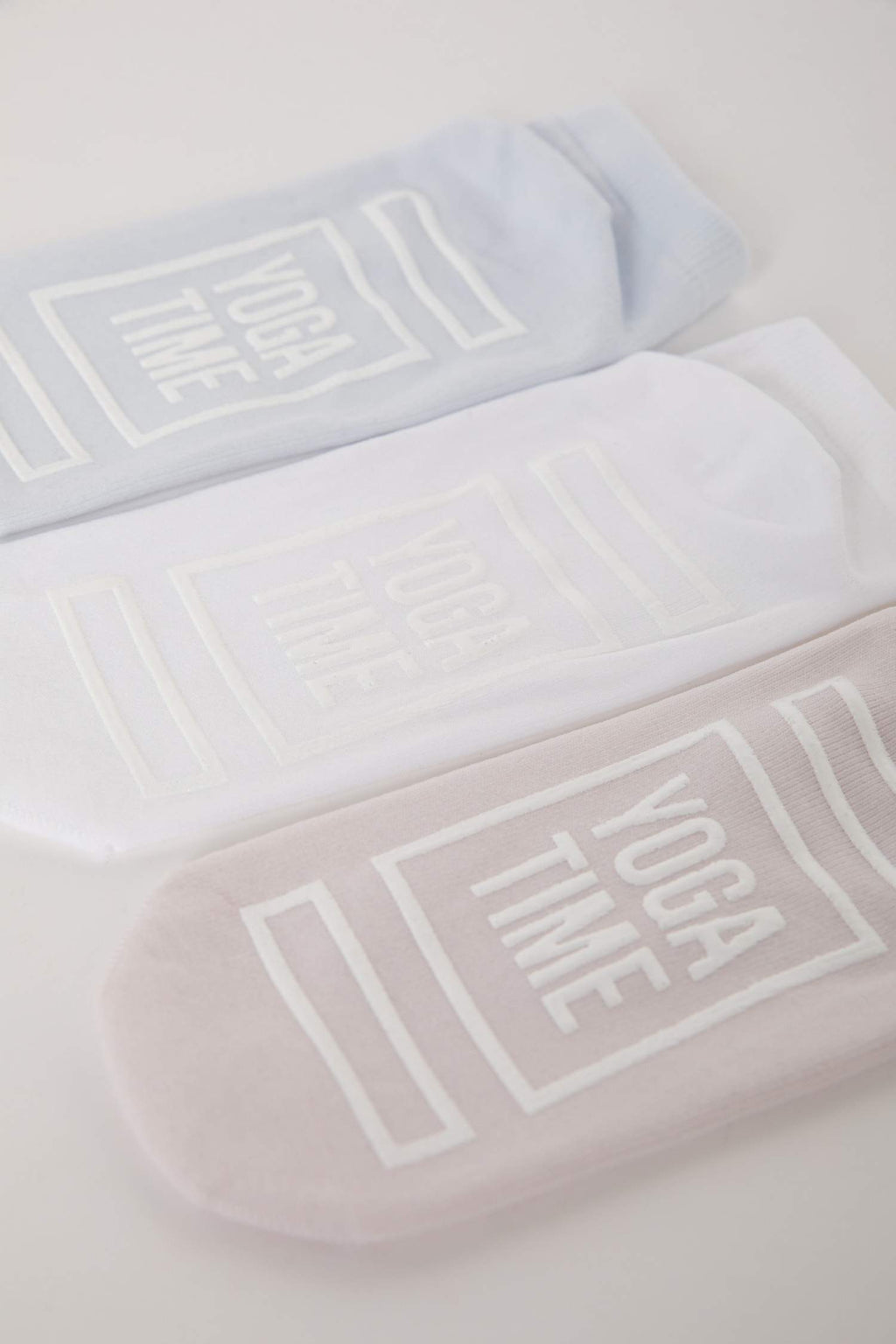 Women's 3 Pcs Cotton Pilates Socks