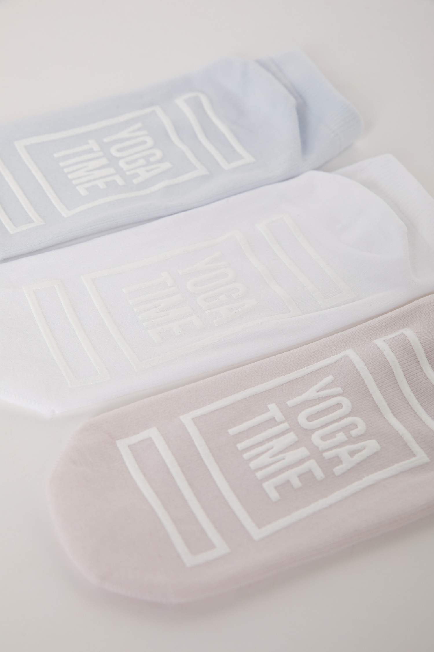 Women's 3 Pcs Cotton Pilates Socks