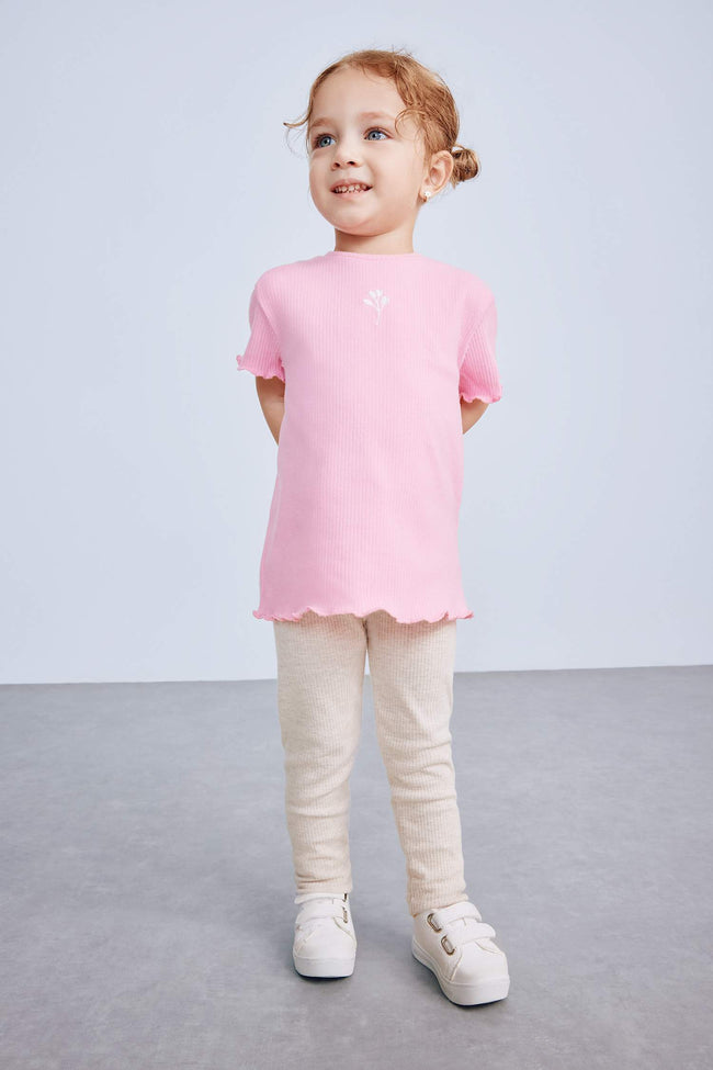 Baby Girl Regular Fit Leggings Hover Image