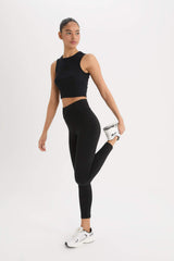 DeFactoFit Waist-hugging Sports Leggings