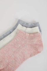 3 Pcs Cotton Patik Socks